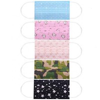 Protective printed Earloop Dust cute disposable face masks